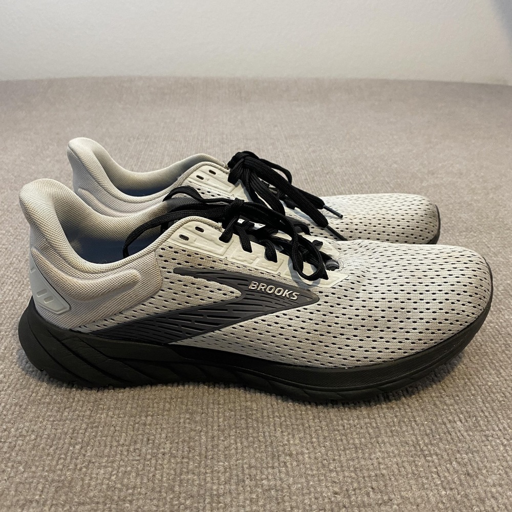 Brooks Anthem 6 Shoes Mens Size 12 Gray Mesh Running Sneakers 1104141D085